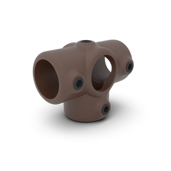 T-stuk zij-uitgang vintage 33,7 mm