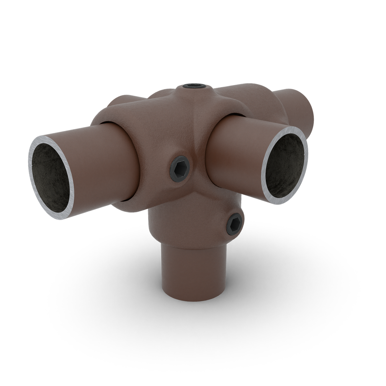 T-stuk zij-uitgang vintage 33,7 mm