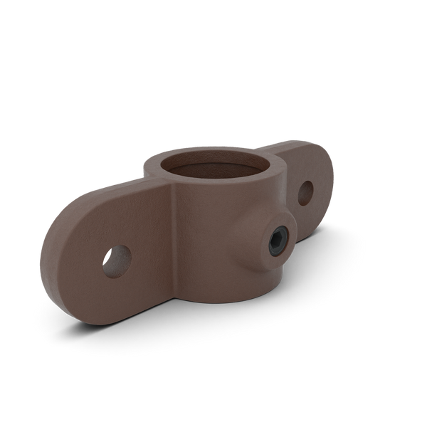 Oogdeel dubbel scharnierstuk 180º vintage 26,9 mm