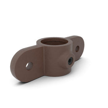 Oogdeel dubbel scharnierstuk 180º vintage 33,7 mm