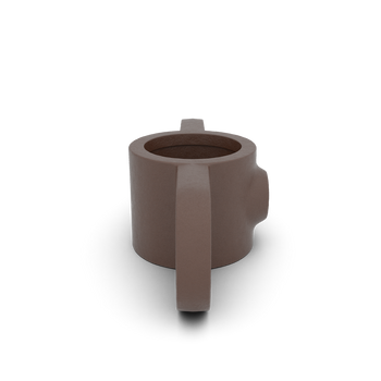 Oogdeel dubbel scharnierstuk 180º vintage 33,7 mm