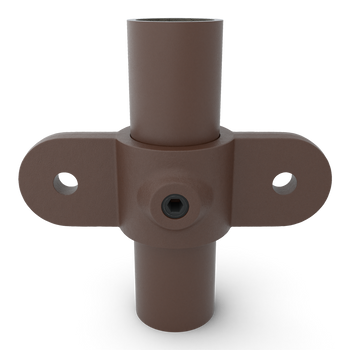Oogdeel dubbel scharnierstuk 180º vintage 33,7 mm
