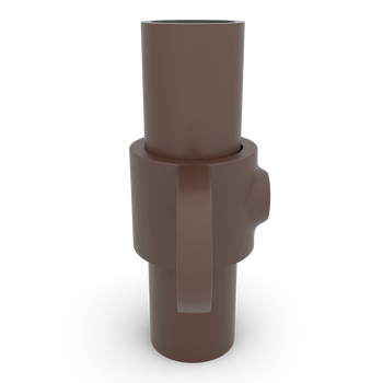 Oogdeel dubbel scharnierstuk 180º vintage 33,7 mm