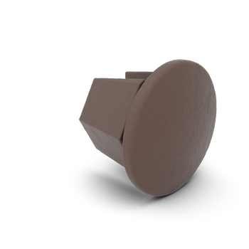 Afdekdop metaal vintage 33,7 mm
