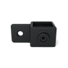 Oogdeel scharnierstuk zwart 40 mm vierkant