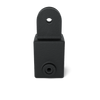 Hulsdeel scharnierstuk zwart 40 mm vierkant