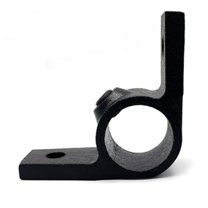 Bevestigingsring dubbel 90º zwart 26,9 mm