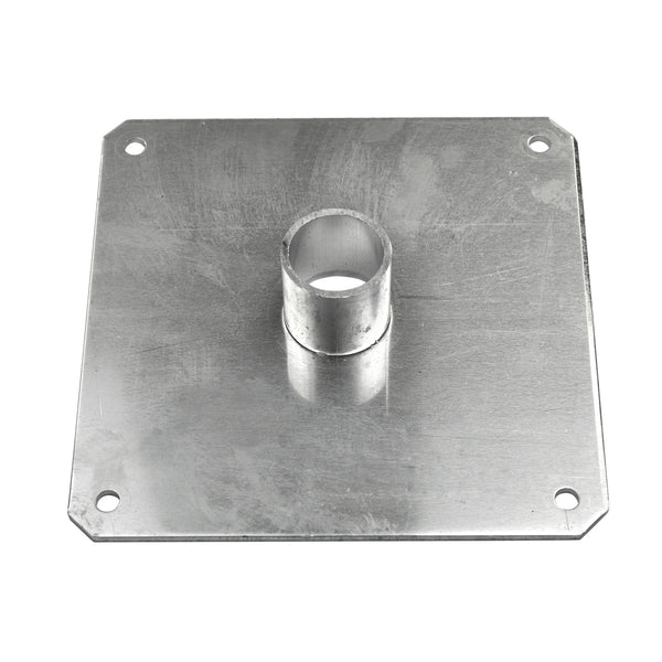 Damwandplaat voor montage spandoekframe