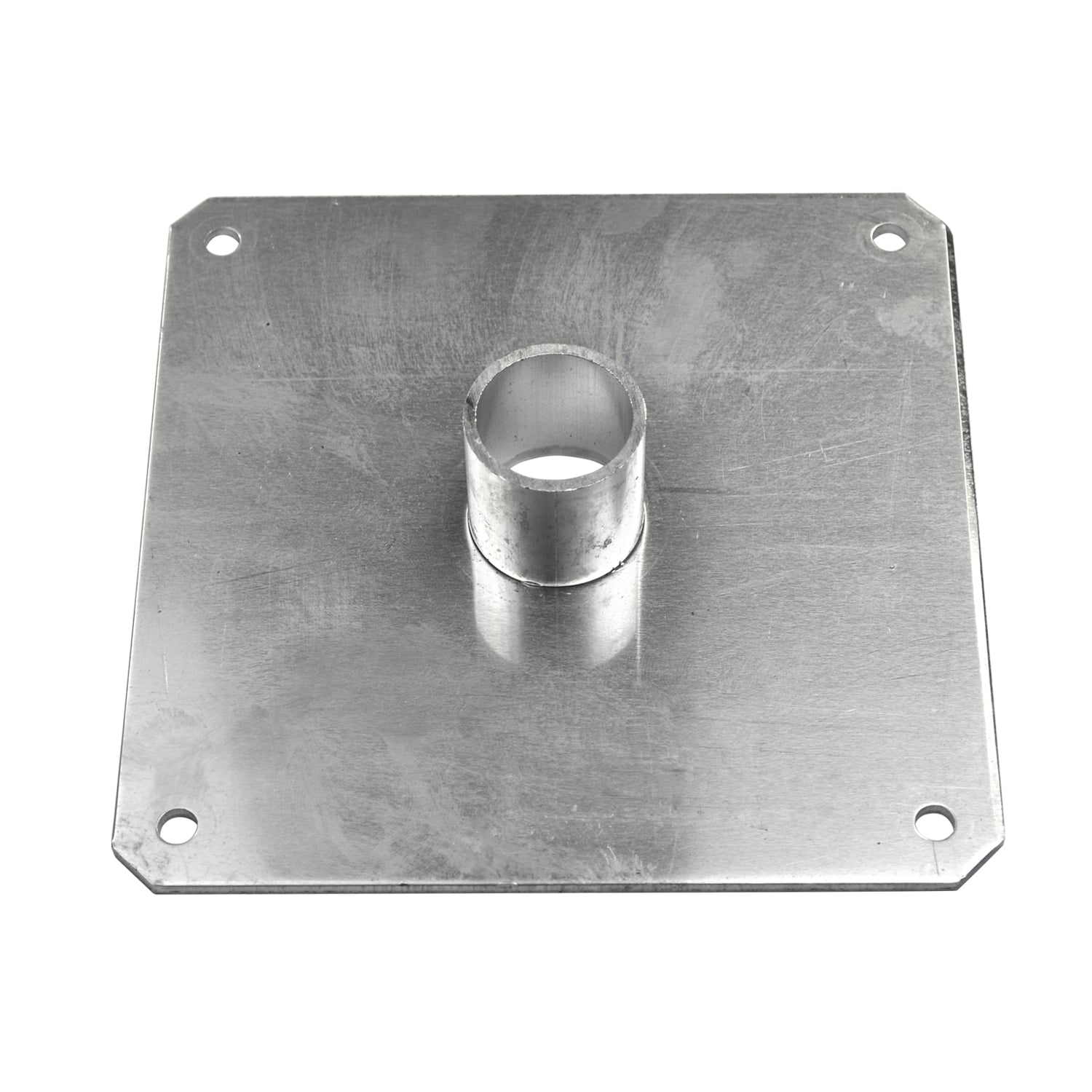 Damwandplaat voor montage spandoekframe