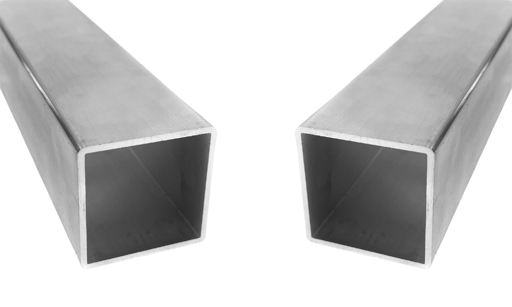 Steigerbuis vierkant aluminium 25 mm