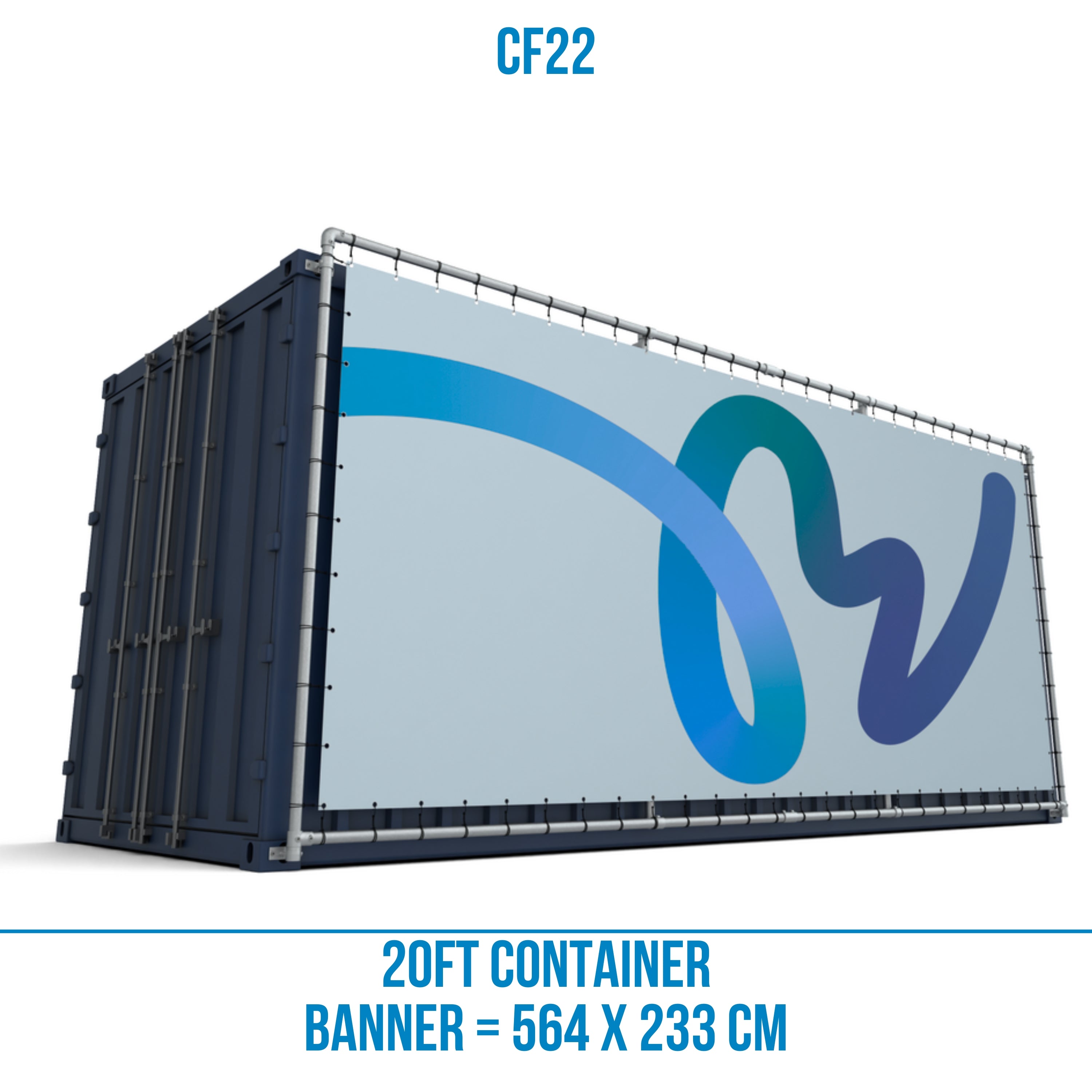 Containerframe voor lange zijde 20ft container (22)