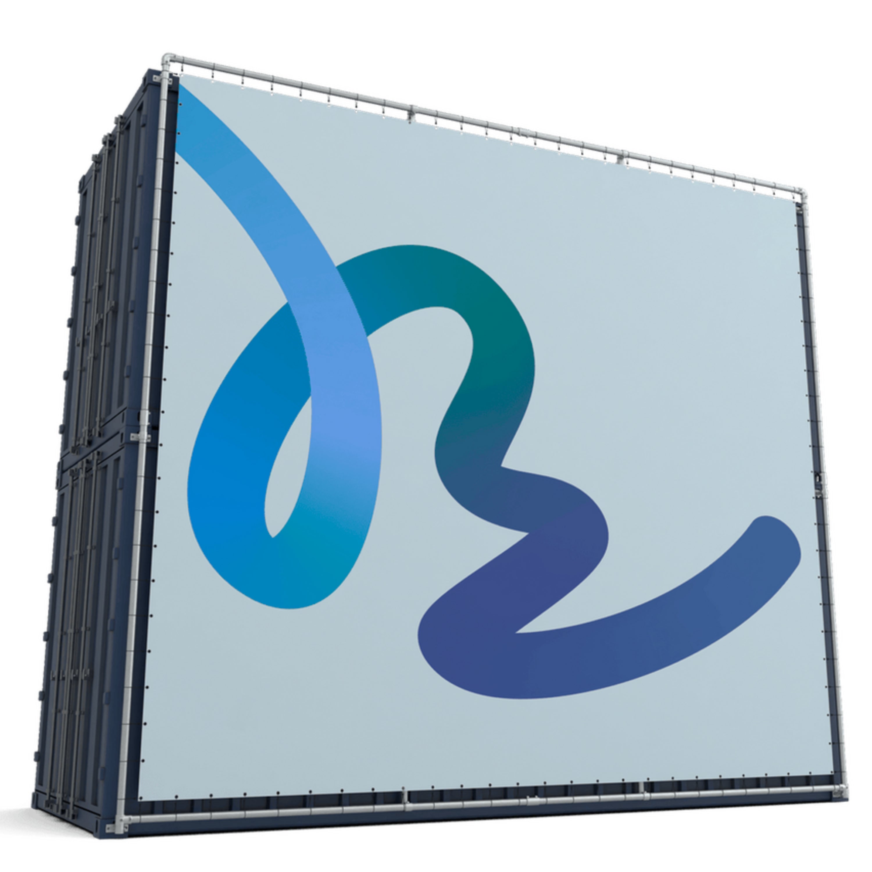 Dubbel containerframe voor lange zijde gestapelde 20ft containers (25)