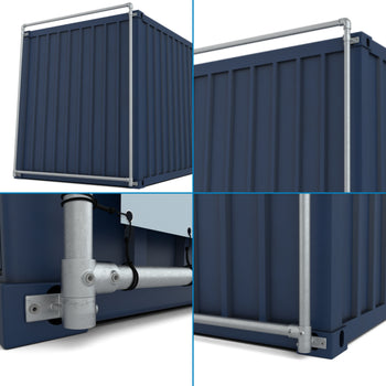 Containerframe voor korte zijde zeecontainer (26)
