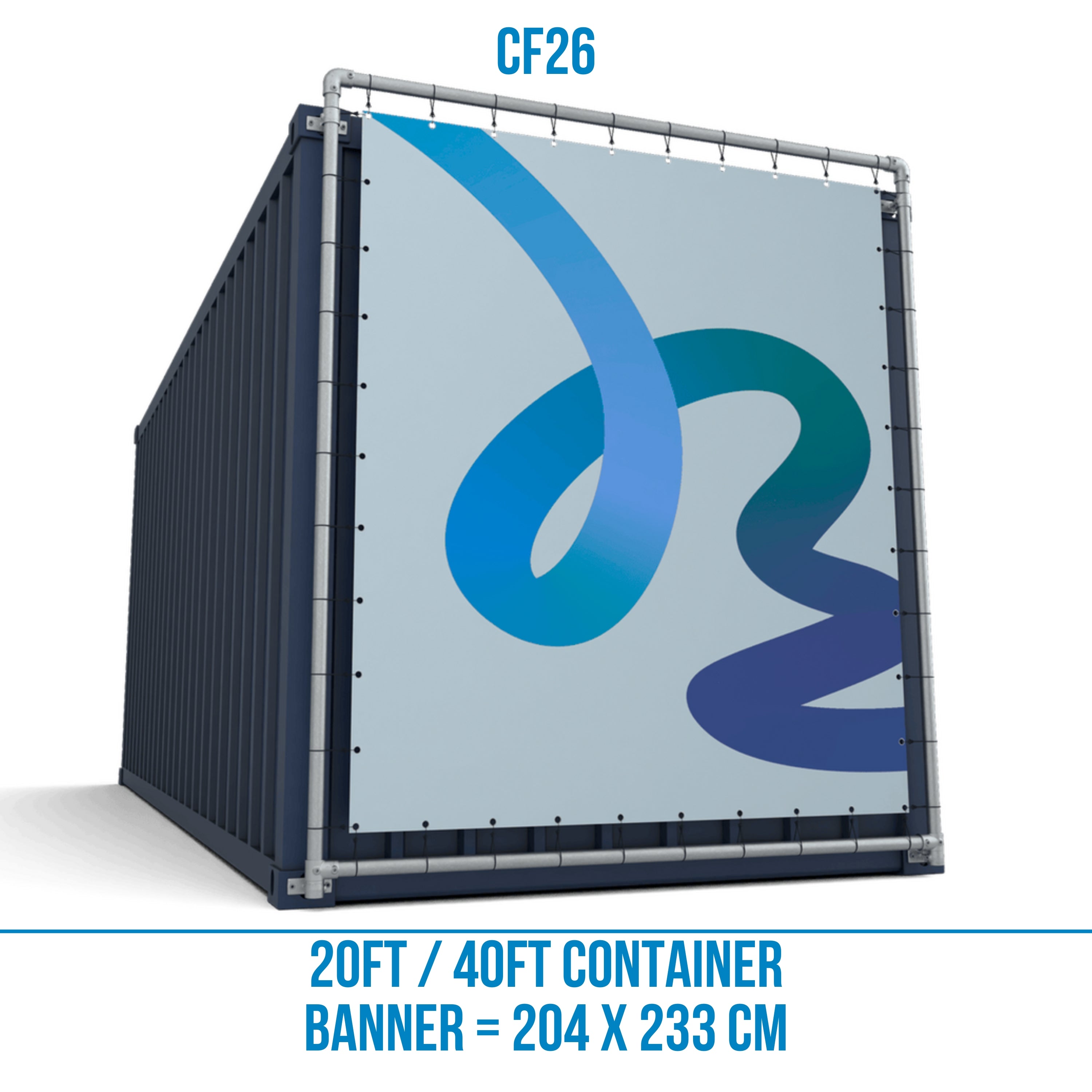 Containerframe voor korte zijde zeecontainer (26)