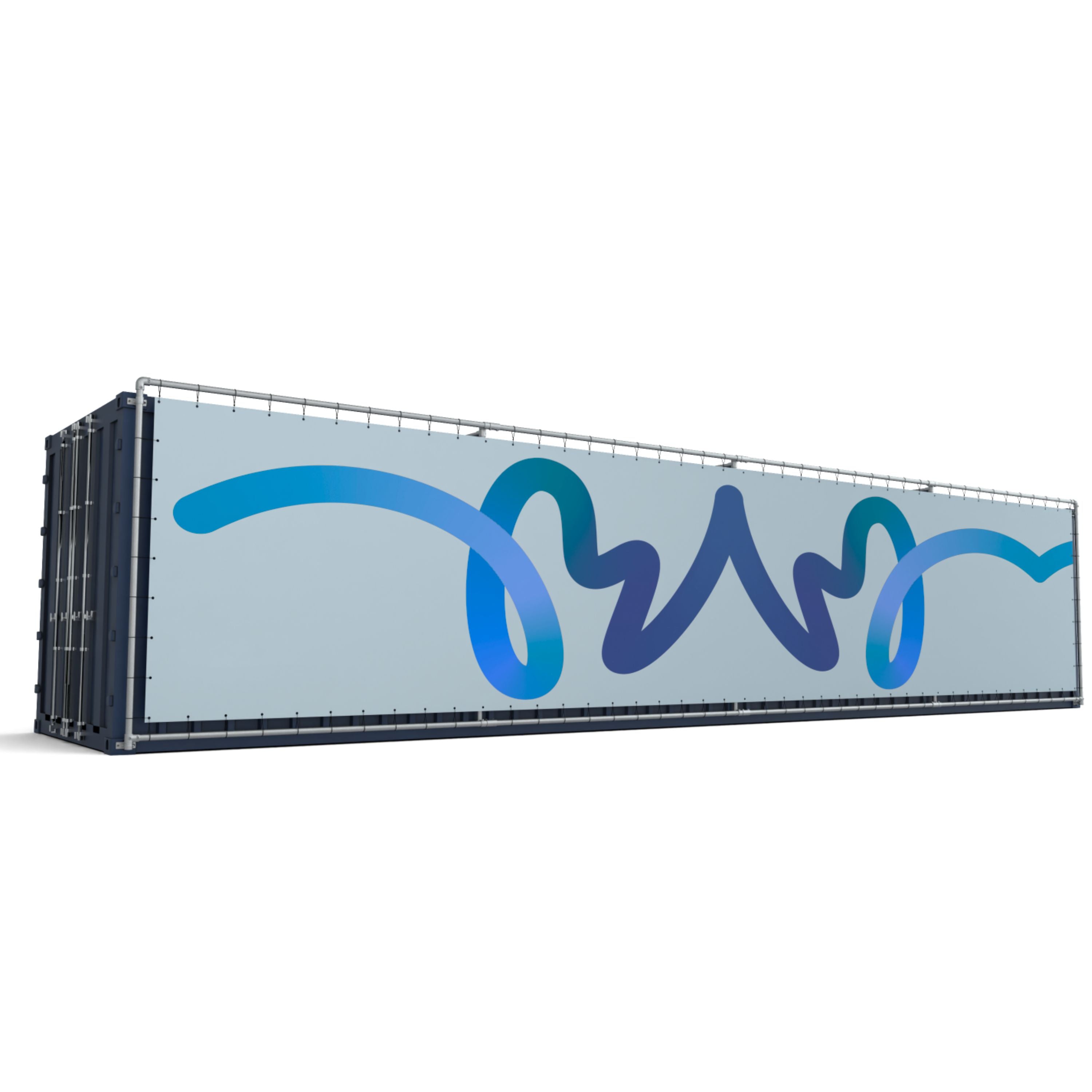 Extra lang containerframe voor lange zijde 40ft container (42)