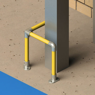 Hoekbeschermer laag voor aanrijdbeveiliging