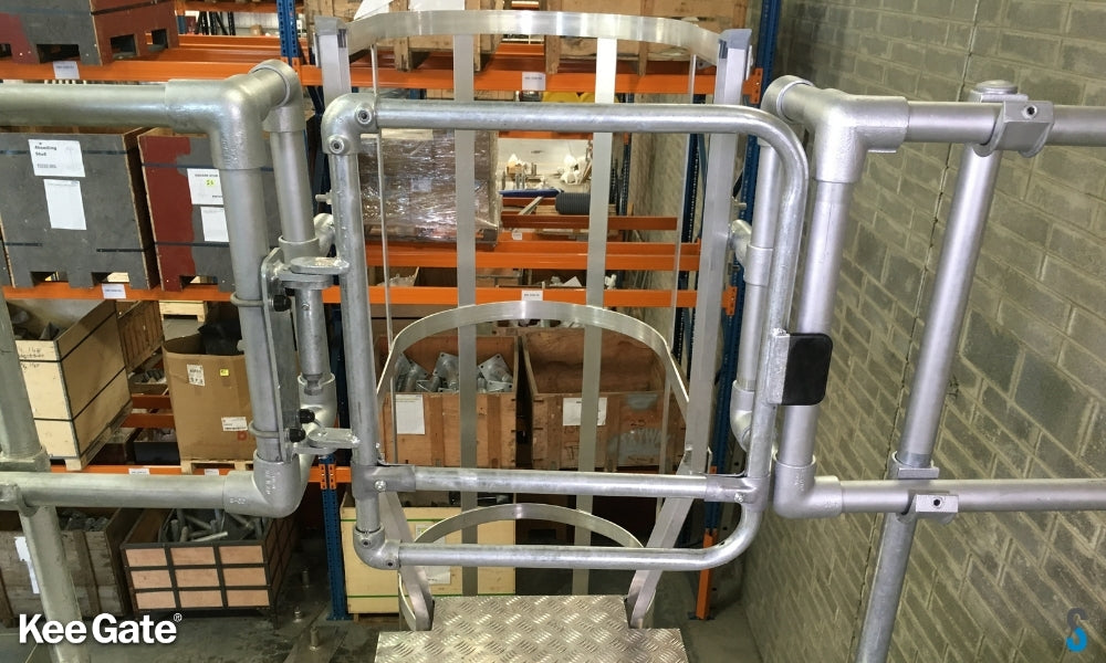 Kee Gate zelfsluitende veiligheidspoort verzinkt (enkel)