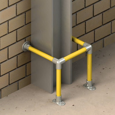 Kolombeschermer wandmontage voor aanrijdbeveiliging