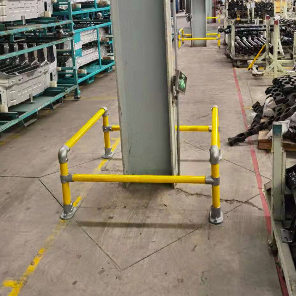 Kolombeschermer vierkant voor aanrijdbeveiliging