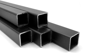 Steigerbuis vierkant zwart staal 40 mm