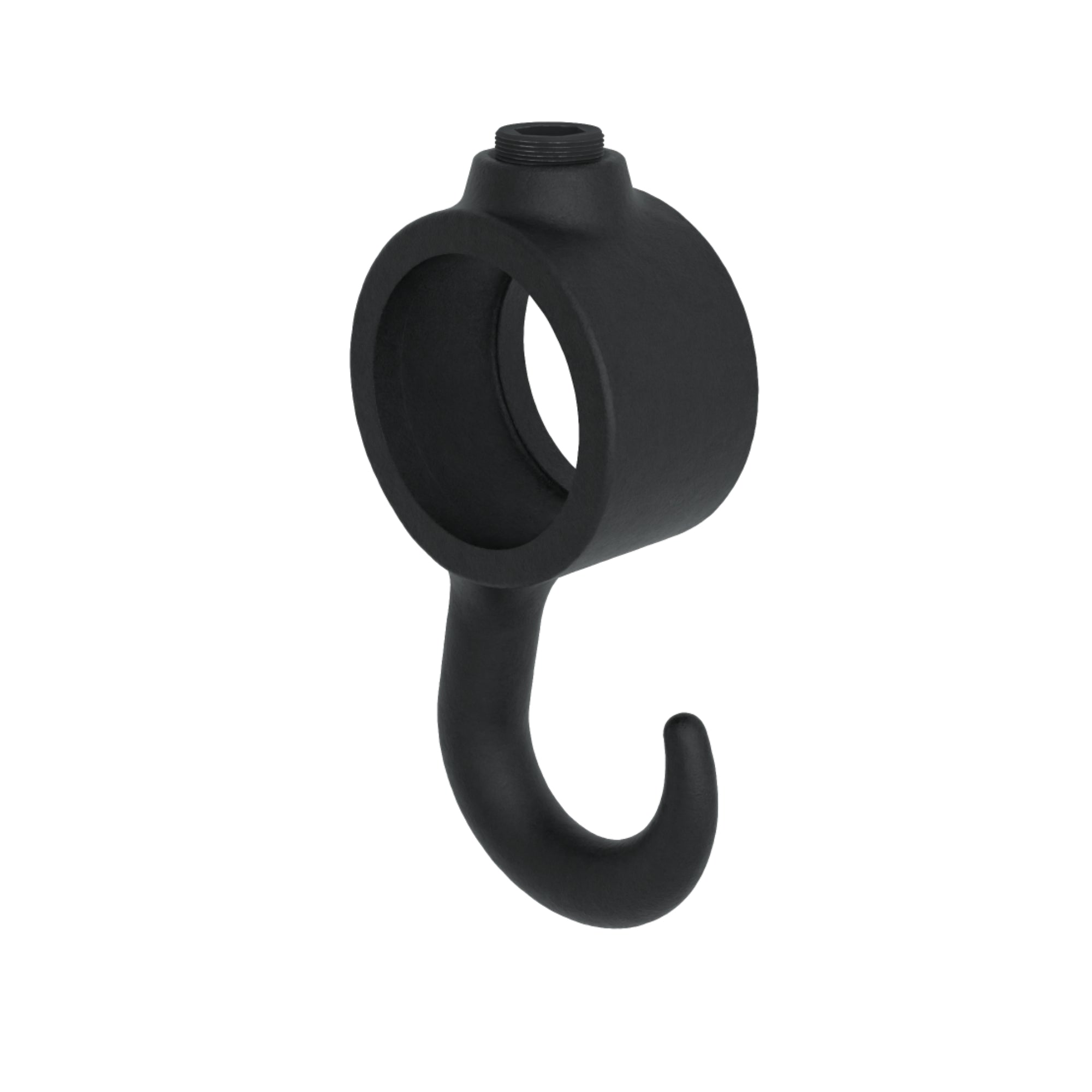 Kapstokhaak zwart 26,9 mm