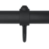Kapstokhaak zwart 26,9 mm