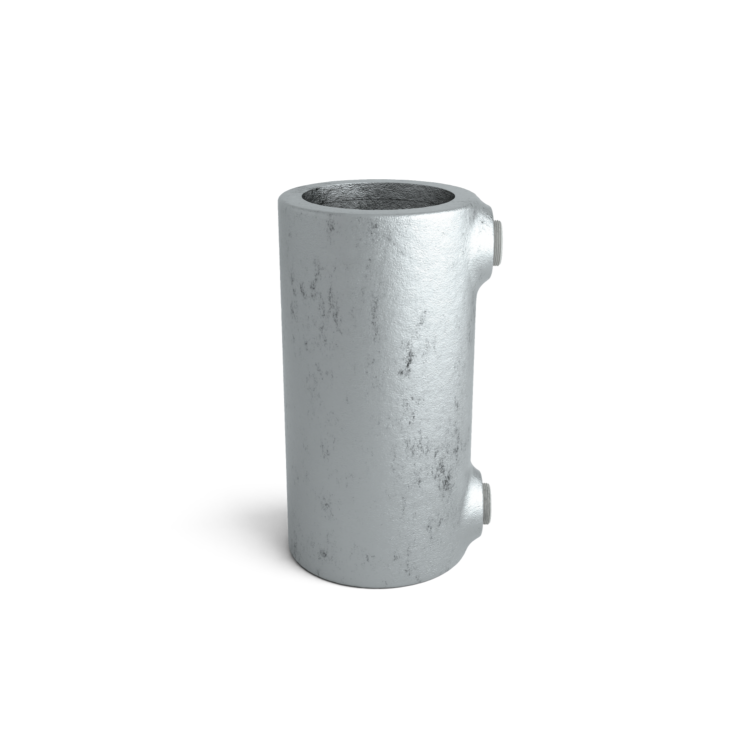 Buiskoppeling Koppelstuk 33,7 mm - zijaanzicht buiskoppeling (Steigerbuisstunter.nl)