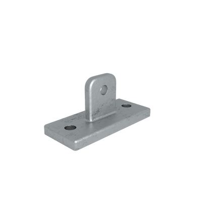 Buiskoppeling Oogdeel scharniervoet - vooraanzicht buiskoppeling (Steigerbuisstunter.nl)