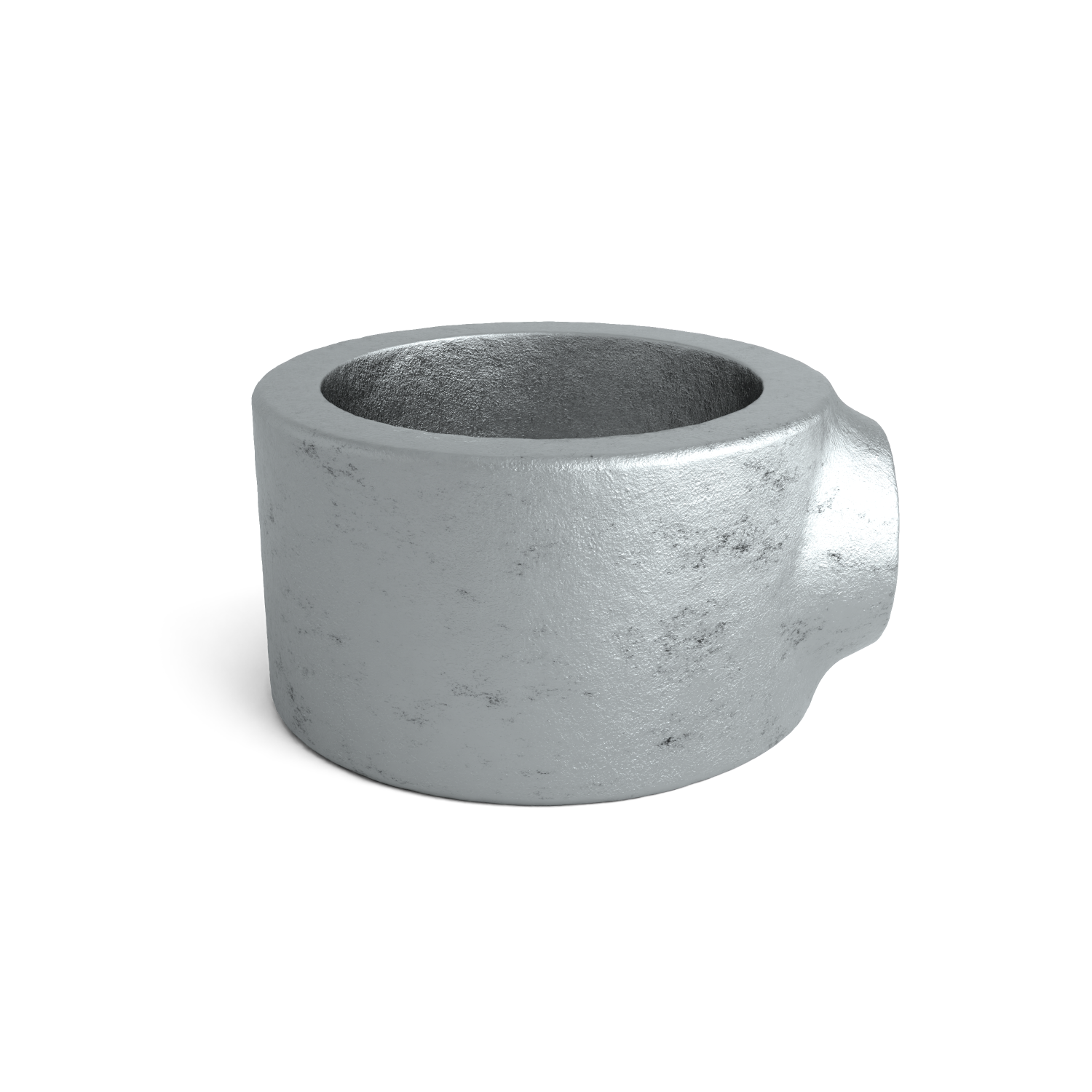 Buiskoppeling Borgring 42,4 mm - zijaanzicht buiskoppeling (Steigerbuisstunter.nl)