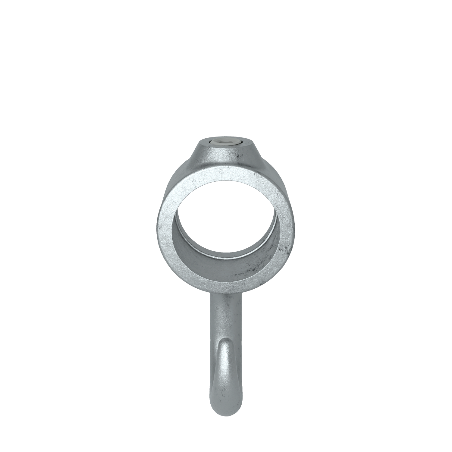 Buiskoppeling Haak 42,4 mm - zijaanzicht buiskoppeling (Steigerbuisstunter.nl)