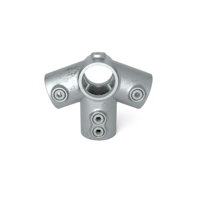 Buiskoppeling Topstuk dakrand 48,3 mm - vooraanzicht buiskoppeling (Steigerbuisstunter.nl)