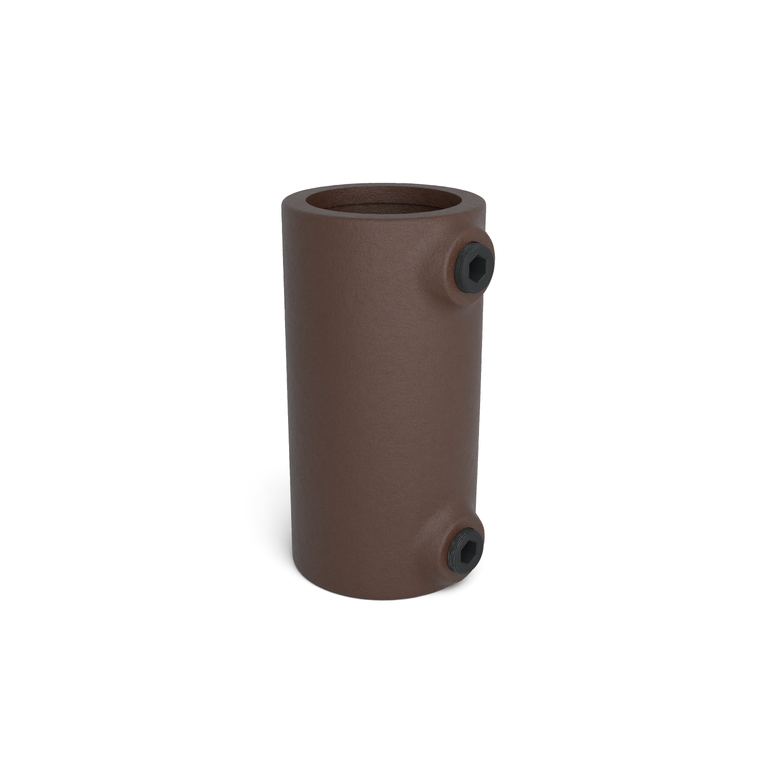 Buiskoppeling Koppelstuk vintage 33,7 mm - schuin aanzicht buiskoppeling (Steigerbuisstunter.nl)