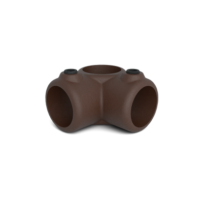 Buiskoppeling Hoekstuk 90º vintage 33,7 mm - vooraanzicht buiskoppeling (Steigerbuisstunter.nl)