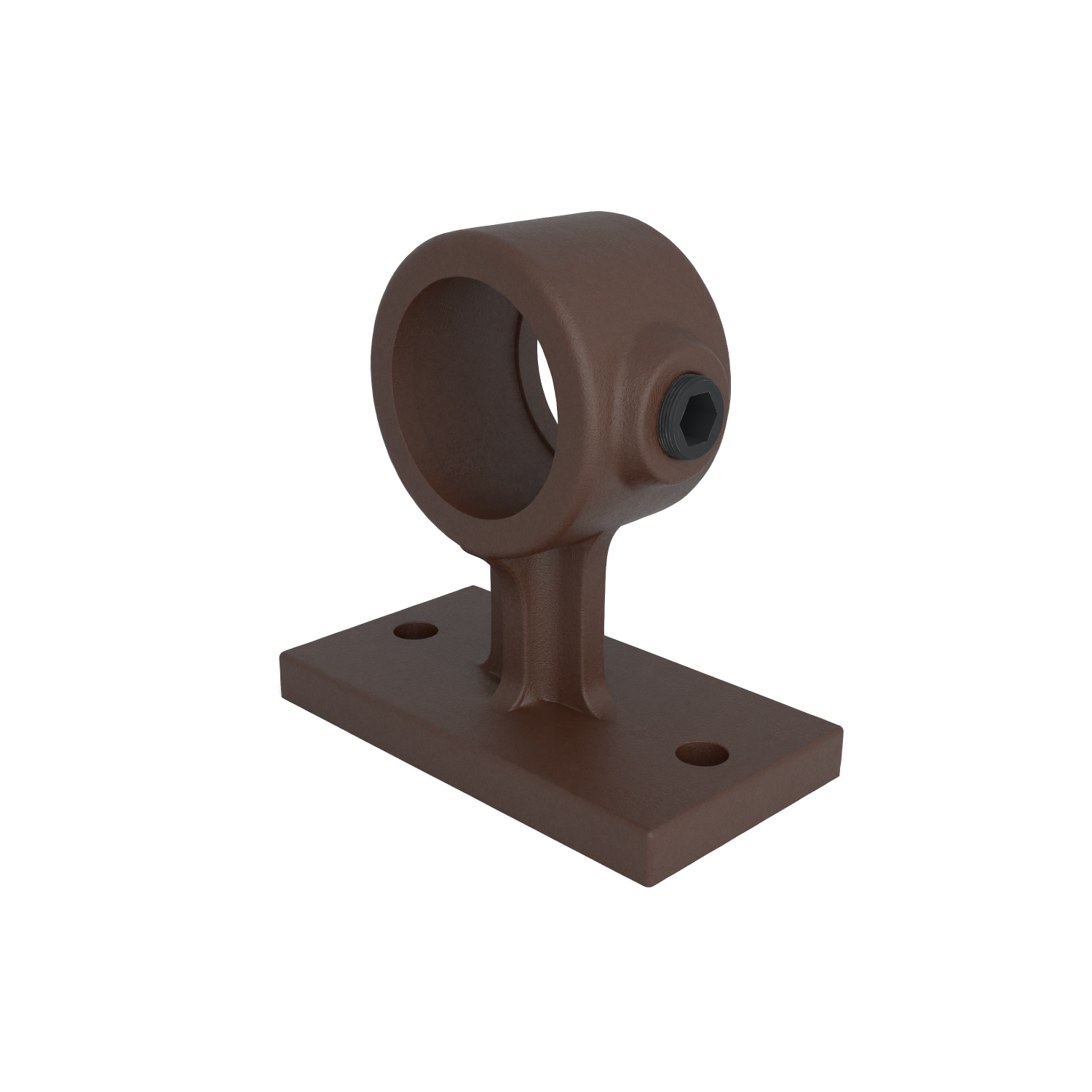 Buiskoppeling Leuningdrager vintage 33,7 mm - vooraanzicht buiskoppeling (Steigerbuisstunter.nl)