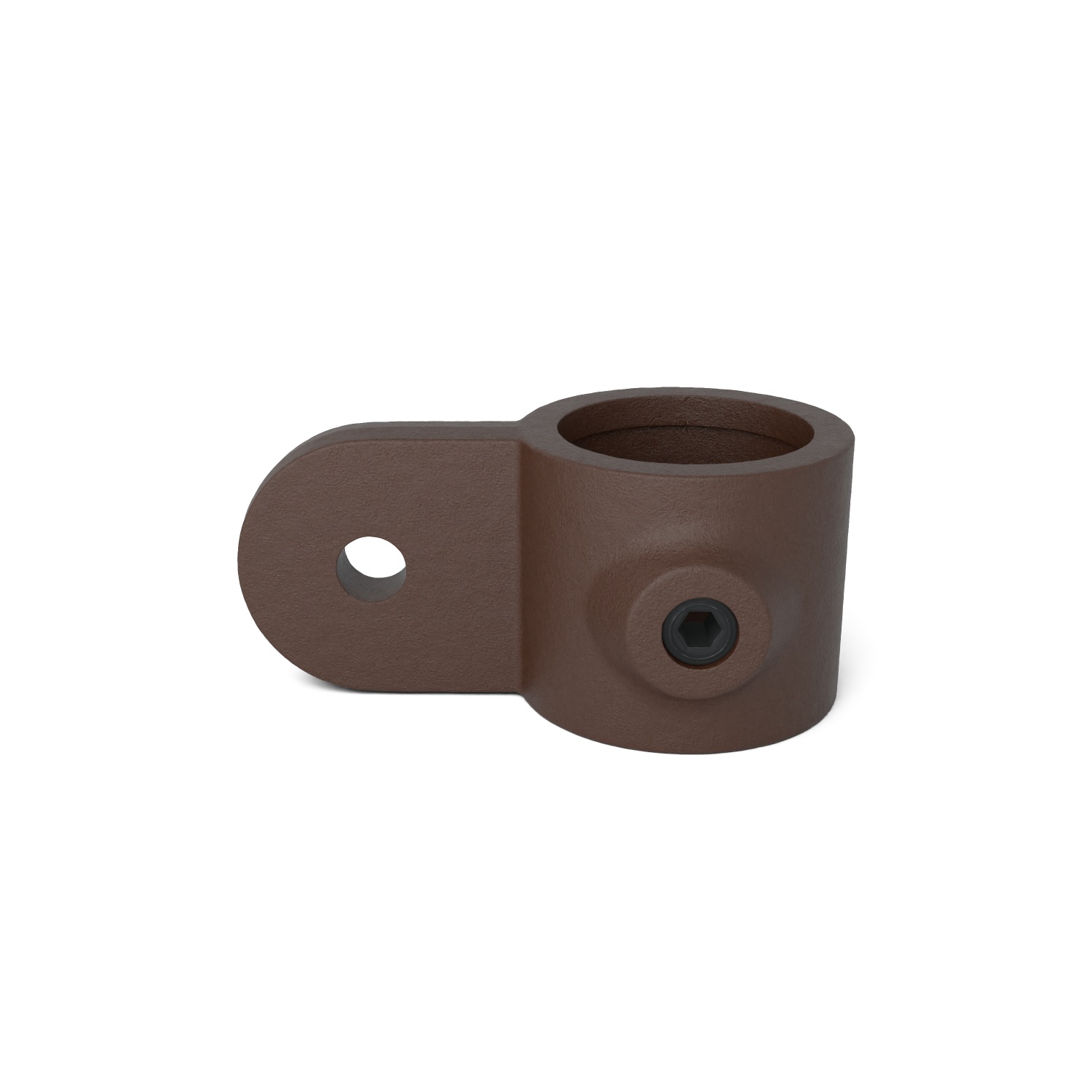 Buiskoppeling Oogdeel Scharnierstuk vintage 33,7 mm - vooraanzicht buiskoppeling (Steigerbuisstunter.nl)