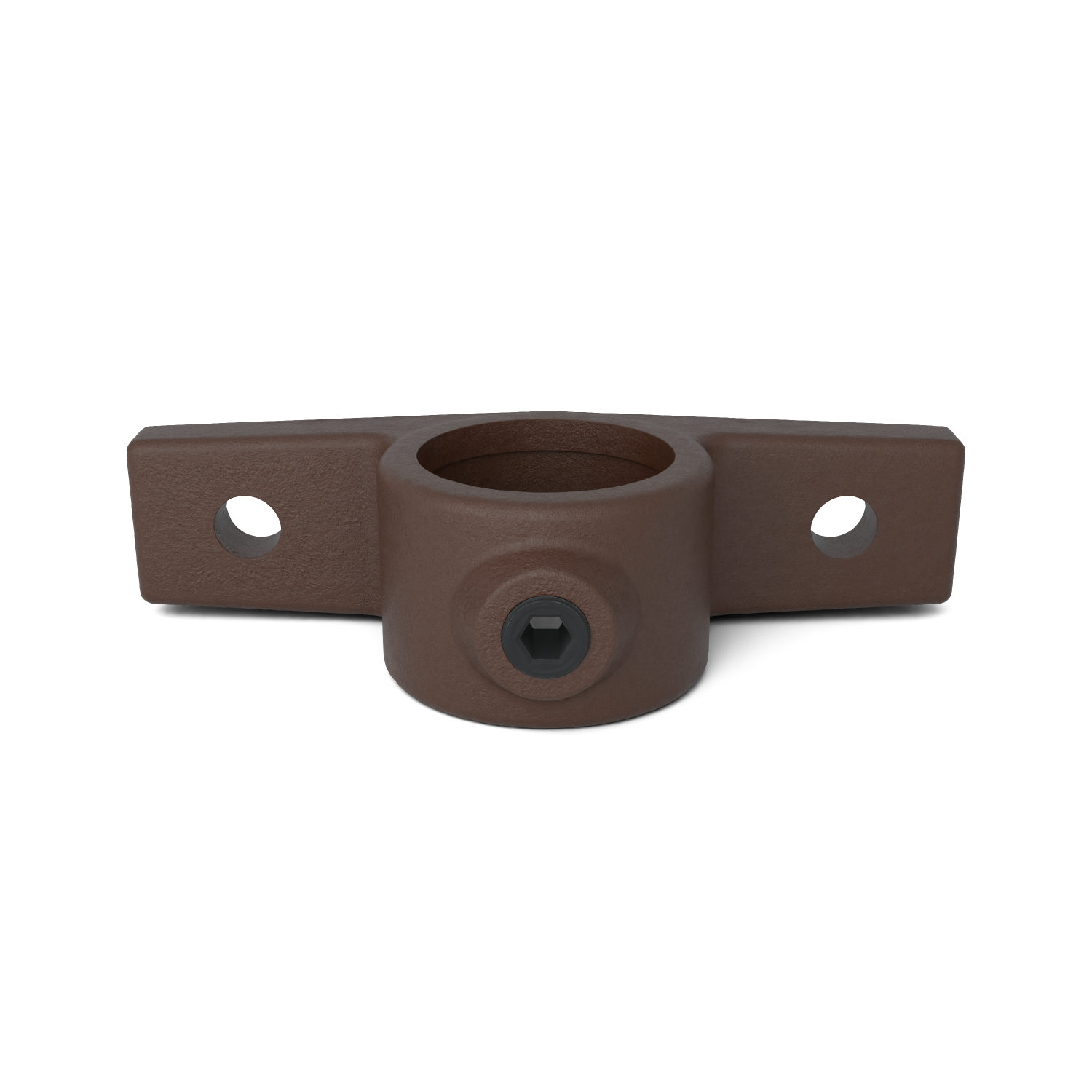 Buiskoppeling Bevestigingsring dubbel vintage 33,7 mm - vooraanzicht buiskoppeling (Steigerbuisstunter.nl)