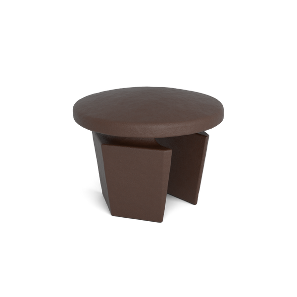 Buiskoppeling Afdekdop metaal vintage 26,9 mm - vooraanzicht met buizen (Steigerbuisstunter.nl)