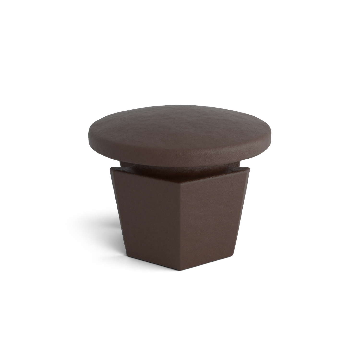 Buiskoppeling Afdekdop metaal vintage 33,7 mm - vooraanzicht buiskoppeling (Steigerbuisstunter.nl)