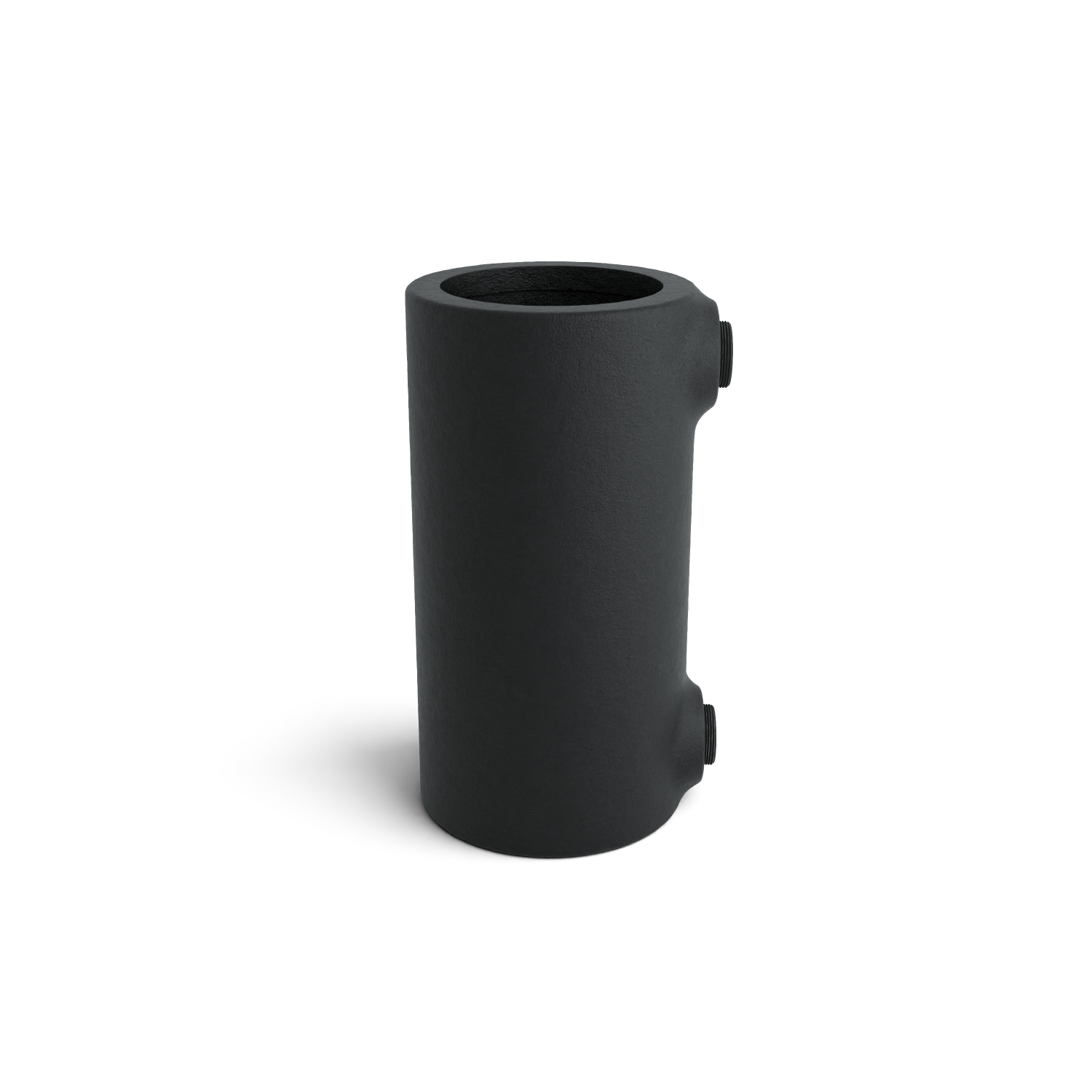 Buiskoppeling Koppelstuk zwart 33,7 mm - zijaanzicht buiskoppeling (Steigerbuisstunter.nl)