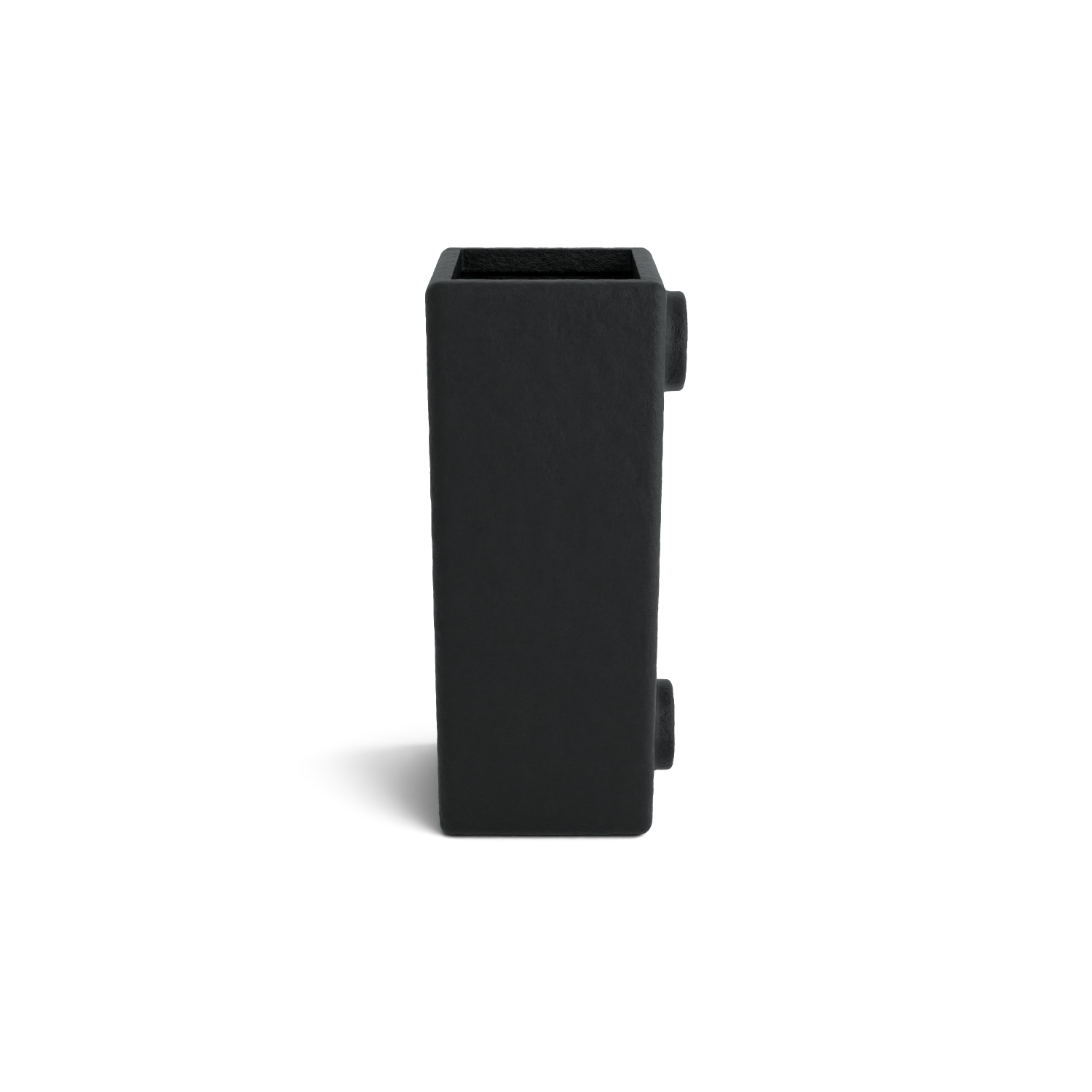 Buiskoppeling Koppelstuk 90º zwart 40 mm vierkant - zijaanzicht buiskoppeling (Steigerbuisstunter.nl)