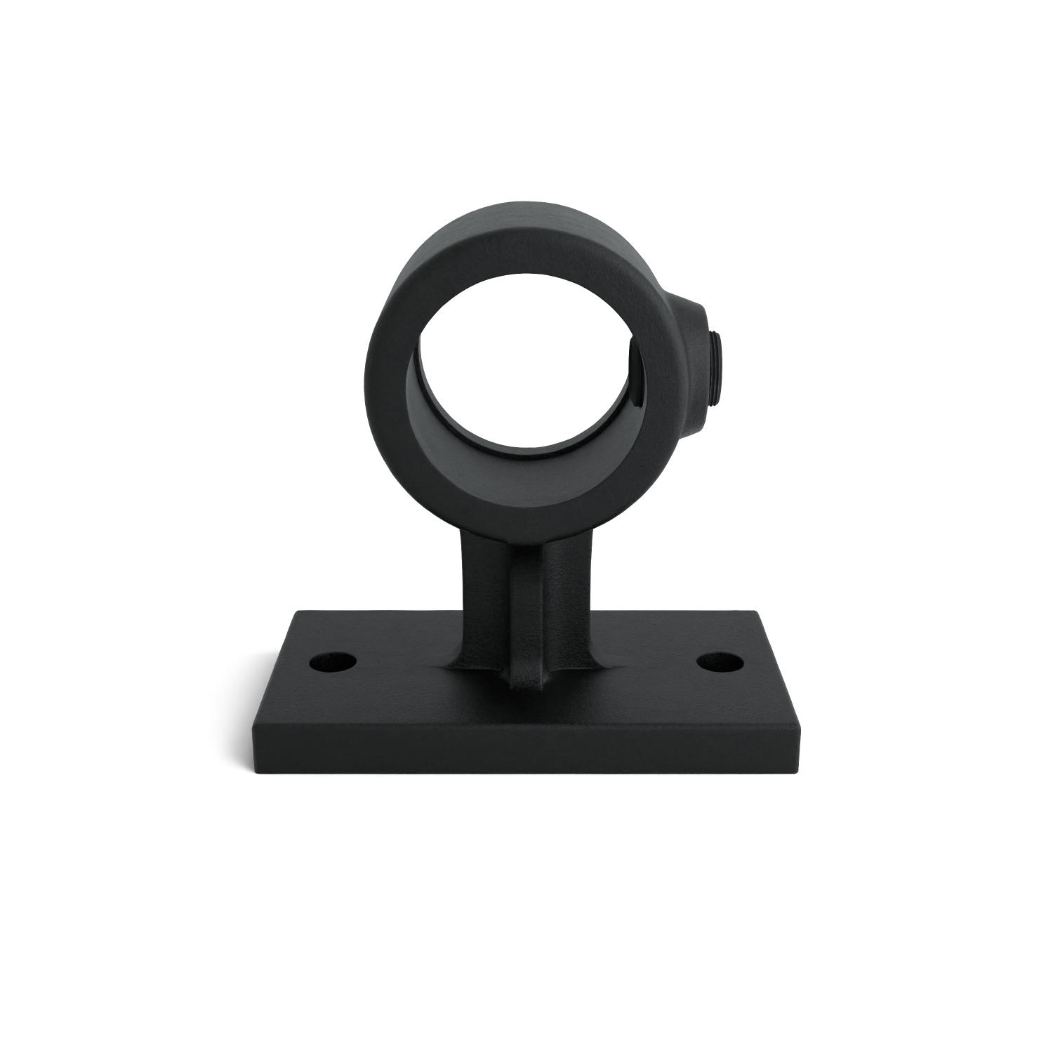 Buiskoppeling Leuningdrager zwart 33,7 mm - zijaanzicht buiskoppeling (Steigerbuisstunter.nl)