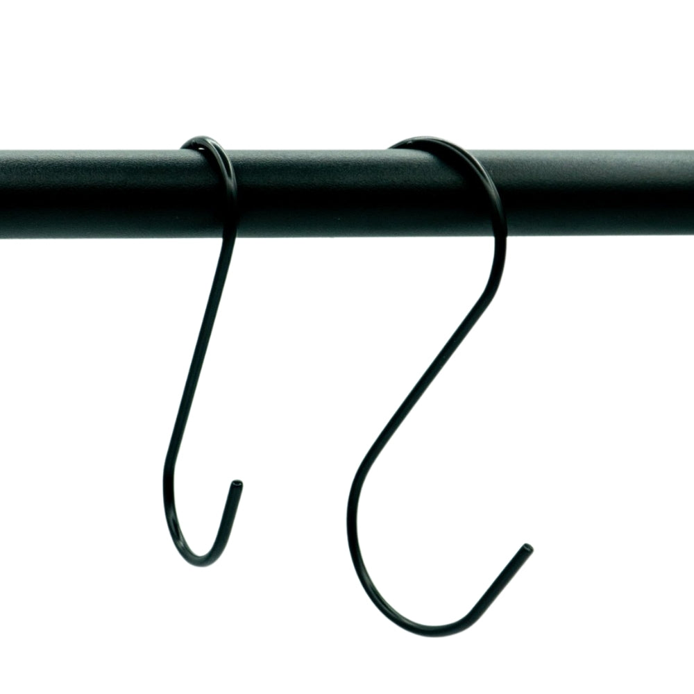 S haken zwart (set van 5 S-haken)