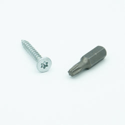 25 Schroeven 4x30 mm (incl. bitje)