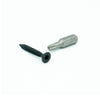 20 Zwarte schroeven 4x30 mm (incl. bitje)