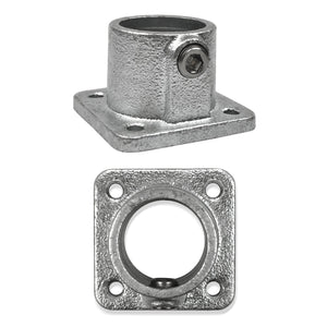 Voetplaat vierkant 21,3 mm - Buiskoppelingen - 