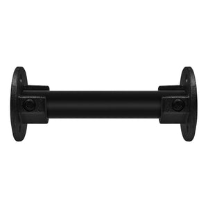 Voetplaat met inleg zwart (set) 26,9 mm - Buiskoppelingen - 
