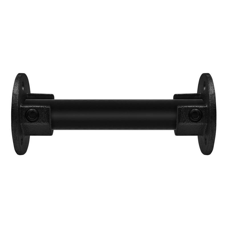 Voetplaat met inleg zwart (set) 26,9 mm - Buiskoppelingen - 