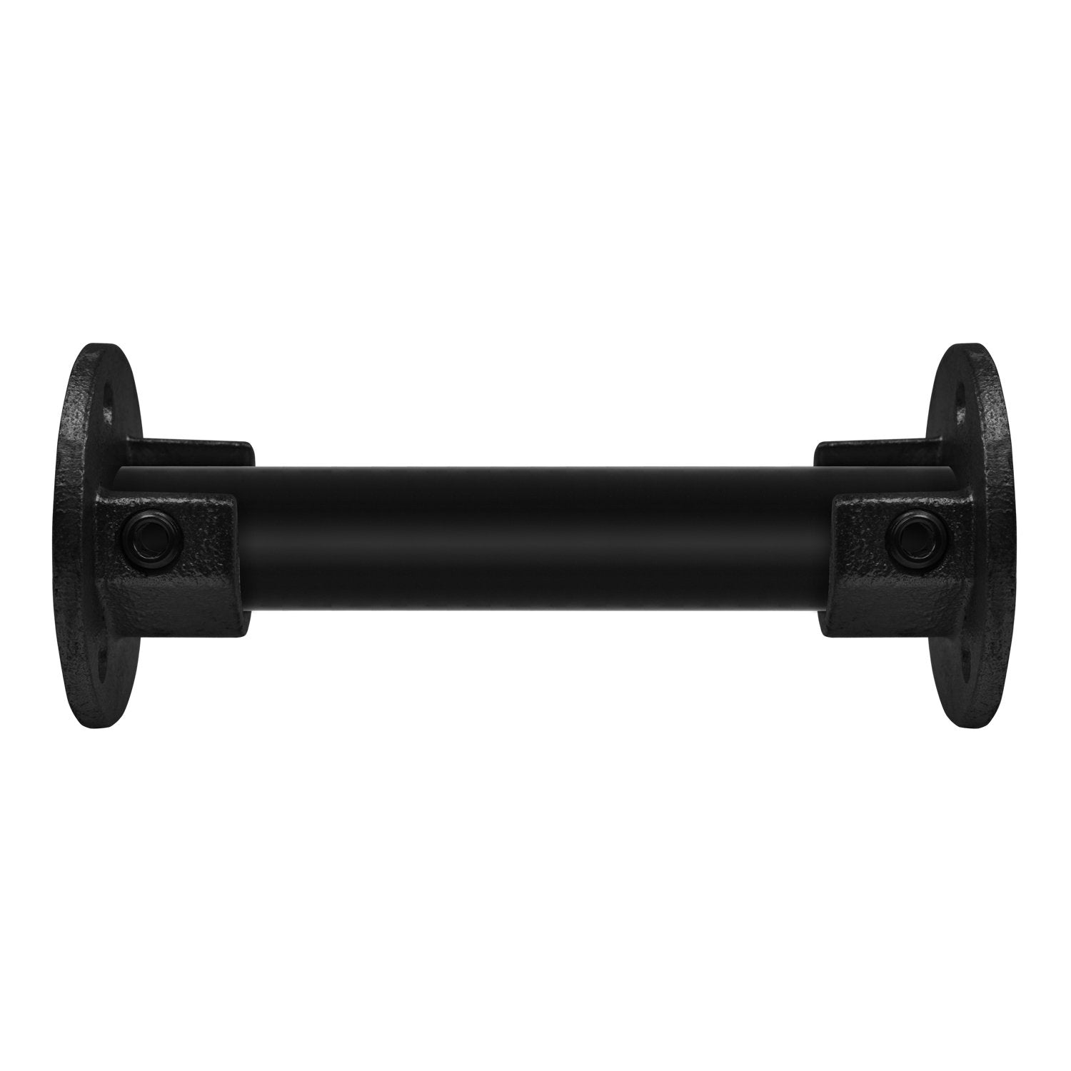 Voetplaat met inleg zwart (set) 33,7 mm - Buiskoppelingen - 