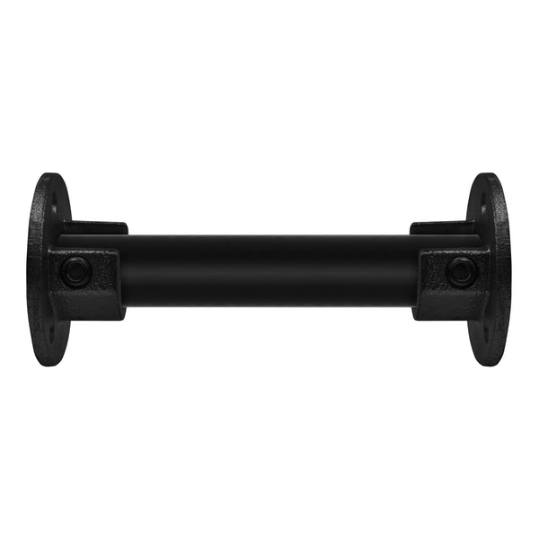 Voetplaat met inleg zwart (set) 33,7 mm - Buiskoppelingen - 
