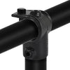 T-stuk open zwart 48,3 mm
